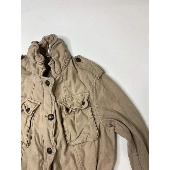 Free People Women’s Outerwear Trooper Field jacket Brown Tan Small - Picture 2 of 8